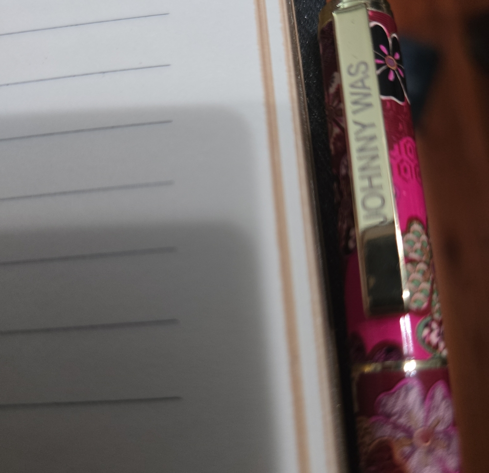 Johnny Was Journal With Pen & Foldable Tote - Picture 6 of 7